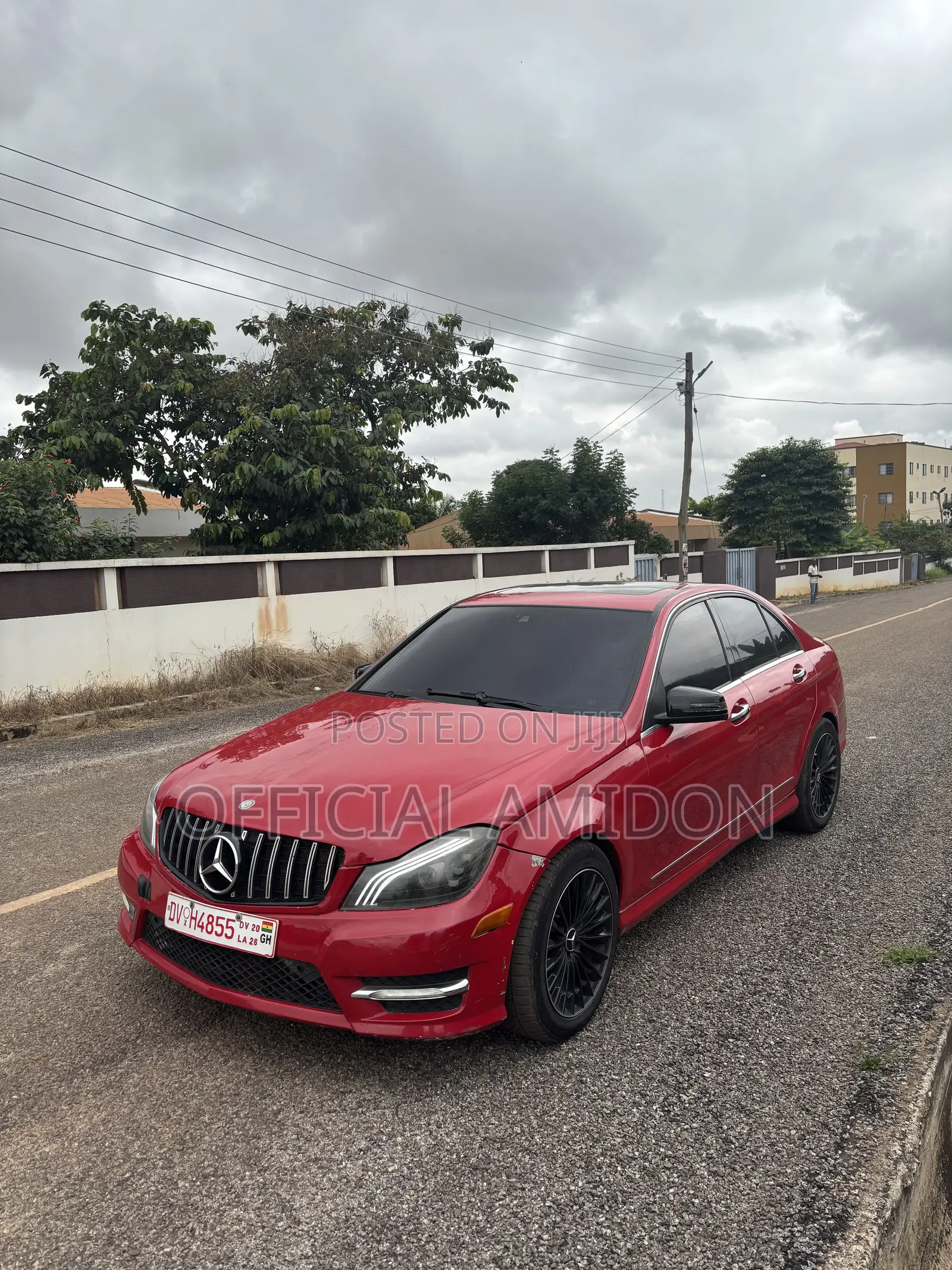 Mercedes-Benz C250 2013 Red