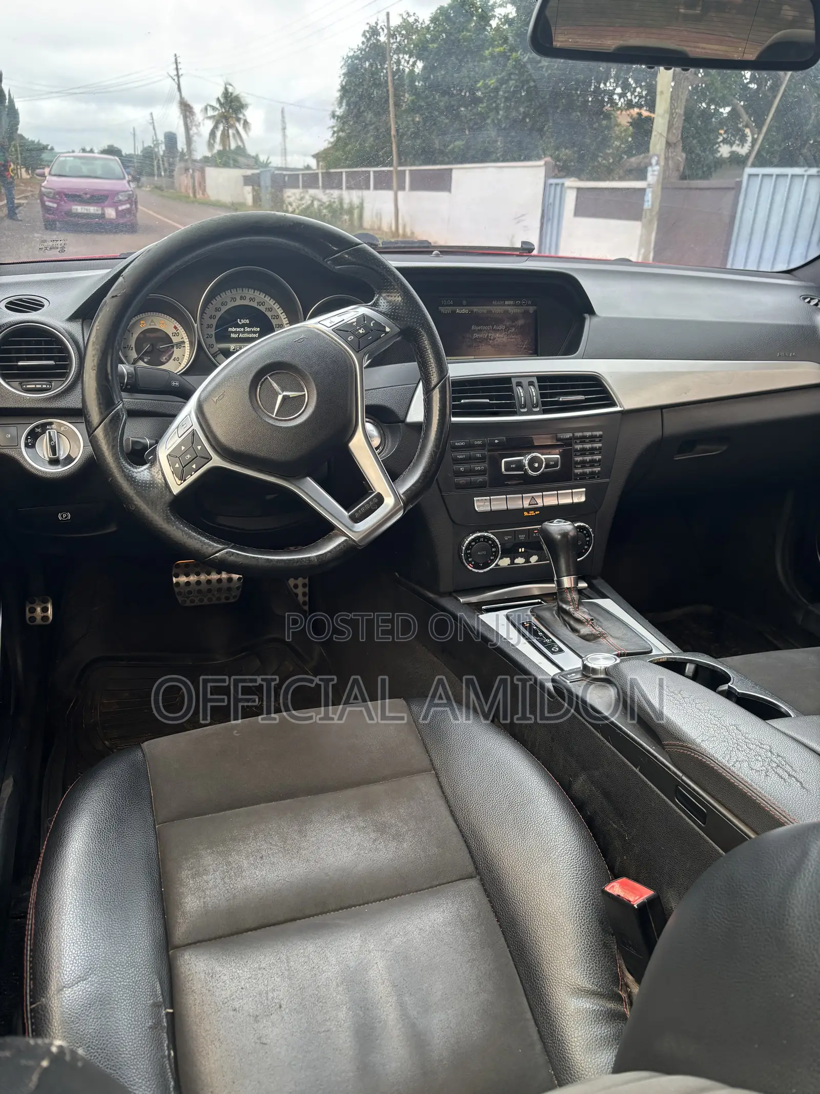 Mercedes-Benz C250 2013 Red