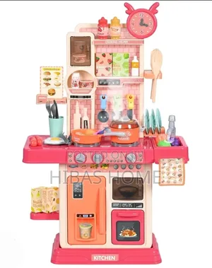 Spray Mist Kitchen Kids Play Kitchen With Sound Light Accessories