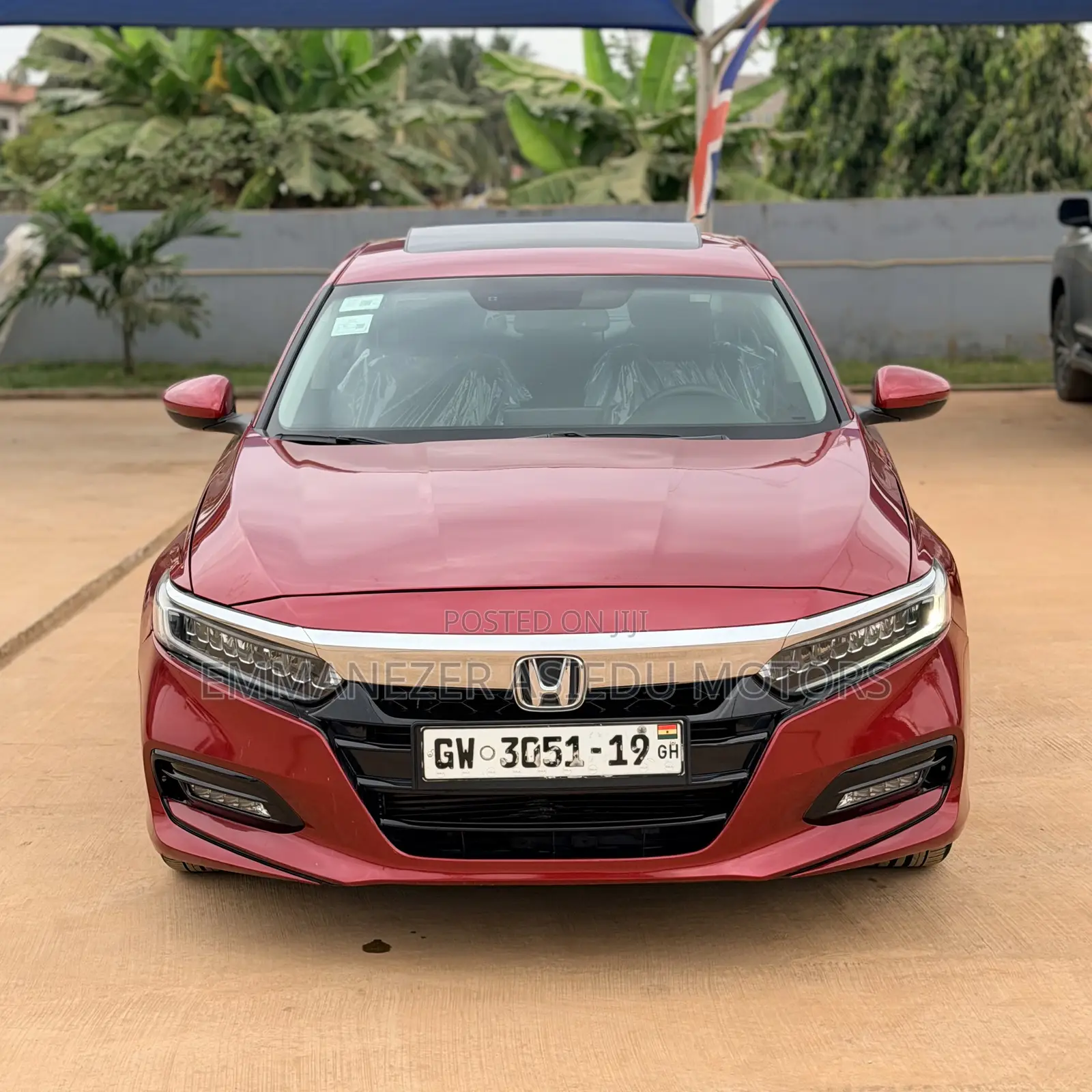 Honda Accord Sport (2.0L 4cyl Turbo 6M) 2019 Burgundy