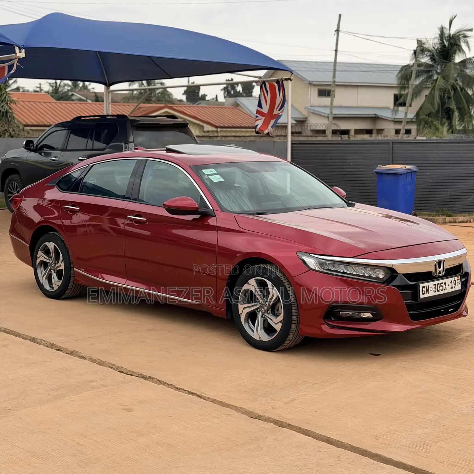 Honda Accord Sport (2.0L 4cyl Turbo 6M) 2019 Burgundy