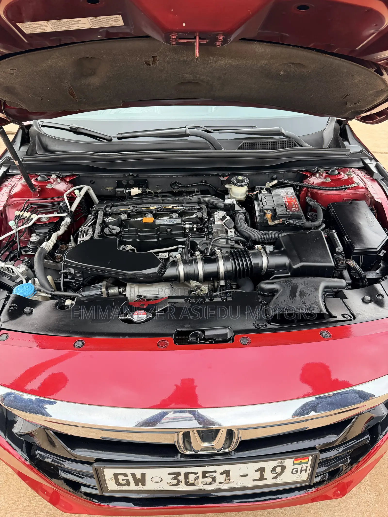 Honda Accord Sport (2.0L 4cyl Turbo 6M) 2019 Burgundy