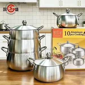10pcs Aluminum Cooking Pot
