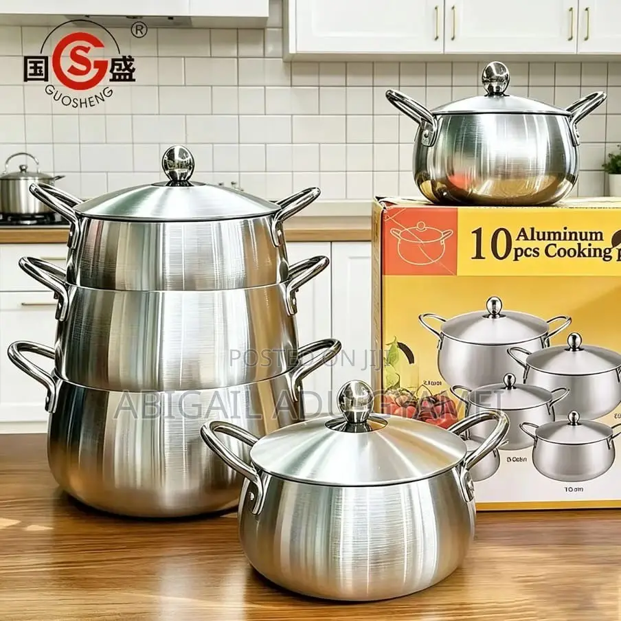 10pcs Aluminum Cooking Pot
