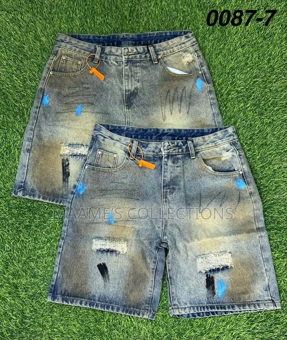 Men’s Stylish Denim Shorts – Trendy Casual