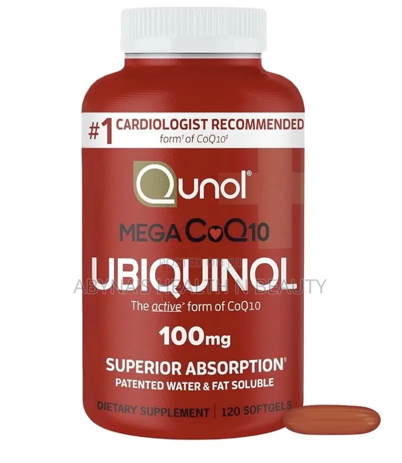 Qunol Mega CoQ10 Ubiquinol 100mg 120 Count