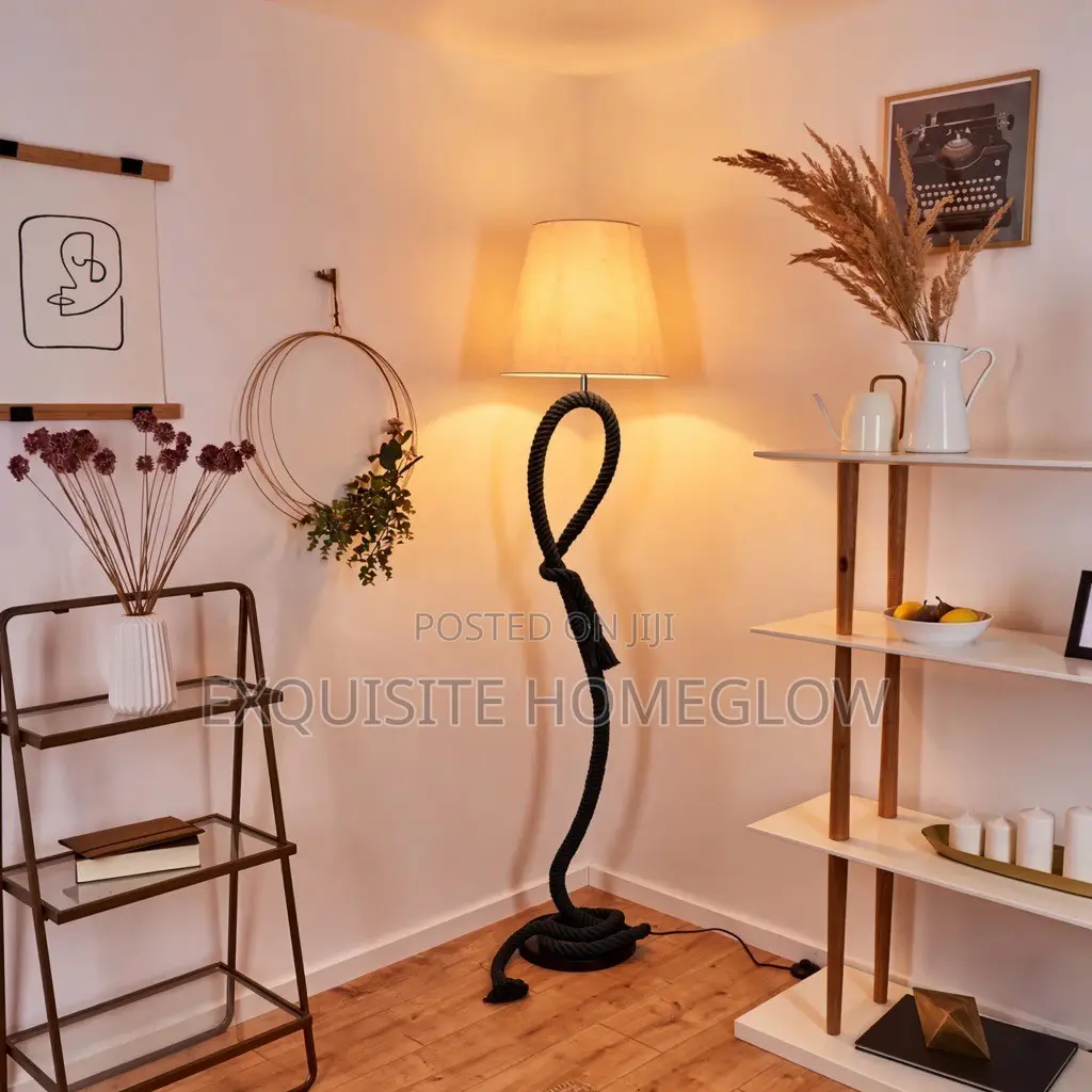 Rope Knot Floor Lamp Available