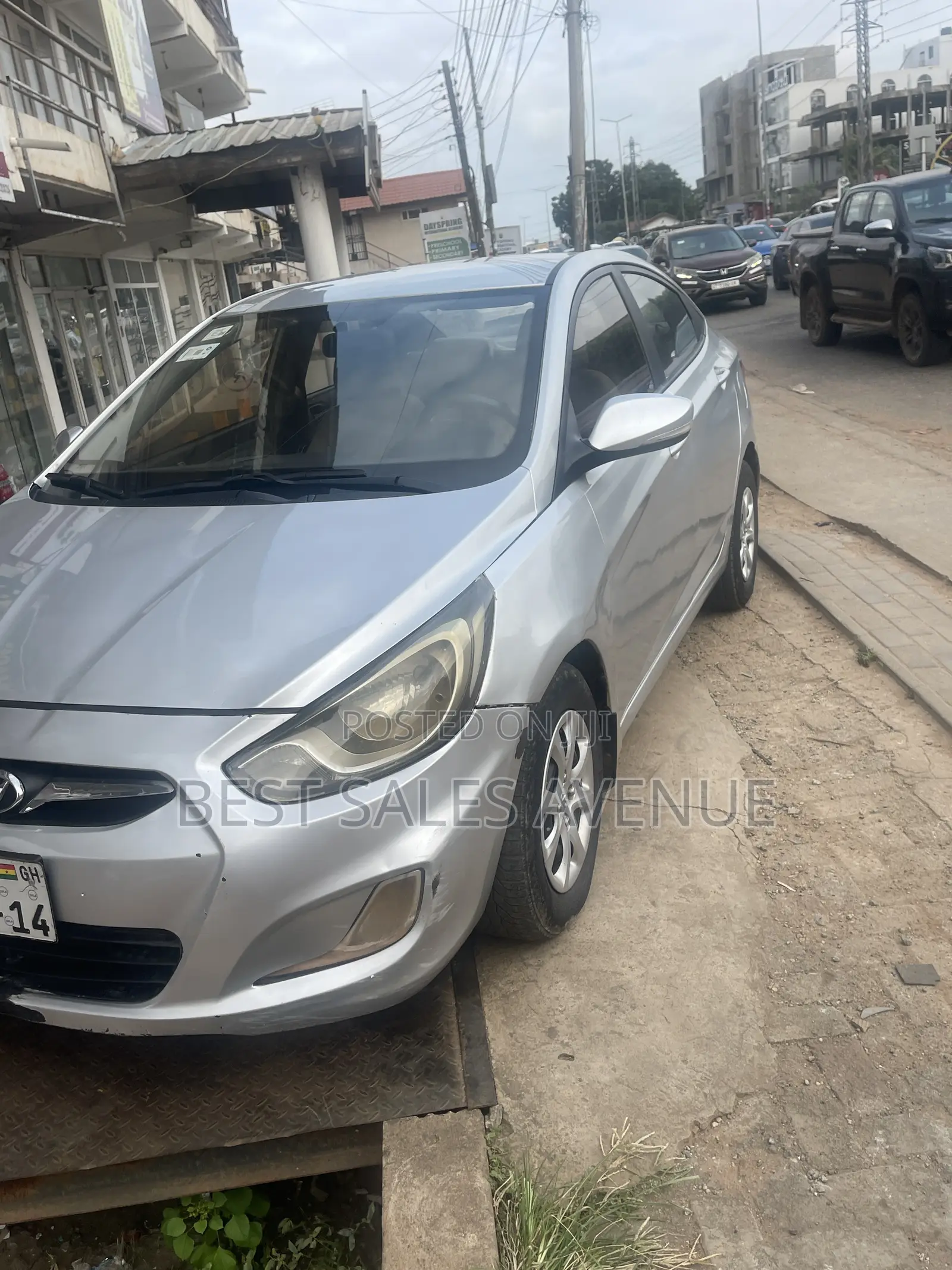 Hyundai Accent GLS 4dr Sedan (1.6L 4cyl 6A) 2014 Gray