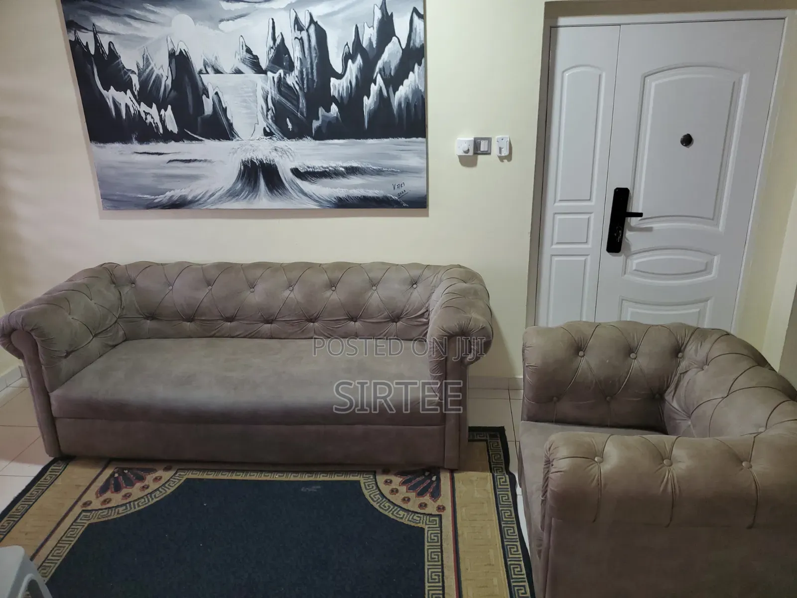 Sofa Set Chesterfield-7 Seater-Relocation Sale.