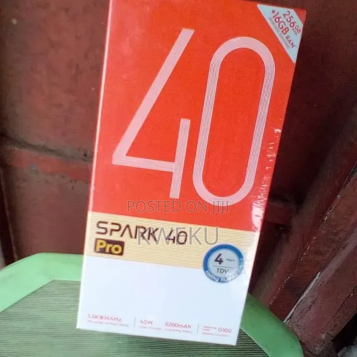 New Tecno Spark 40 Pro 256 GB Blue