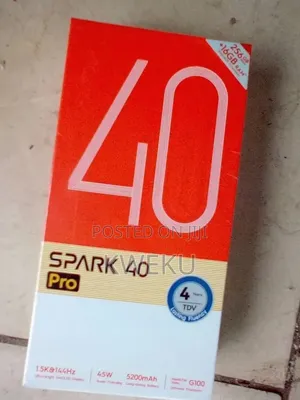 New Tecno Spark 40 Pro 256 GB Blue