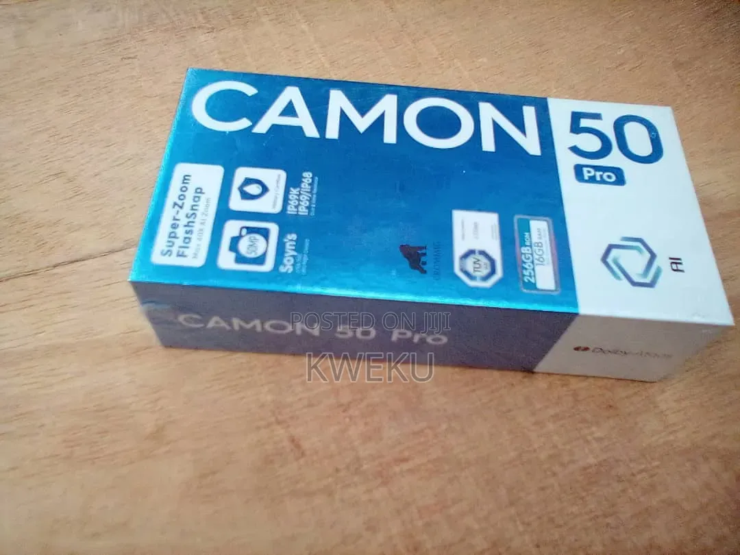 New Tecno Camon 50 Pro 256 GB Gray