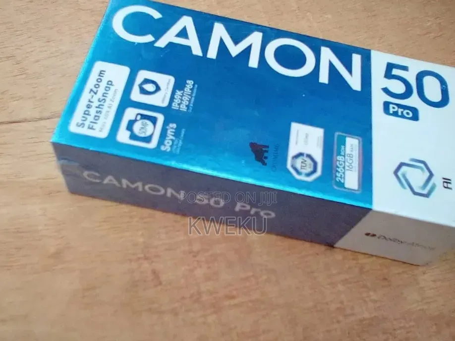 New Tecno Camon 50 Pro 256 GB Gray