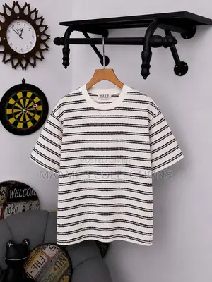 Men’s Stylish Striped Crew-Neck T-Shirts