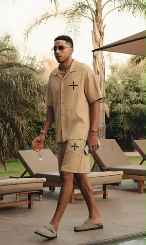 Classic Men’s Top Shorts Set – Stylish Trendy