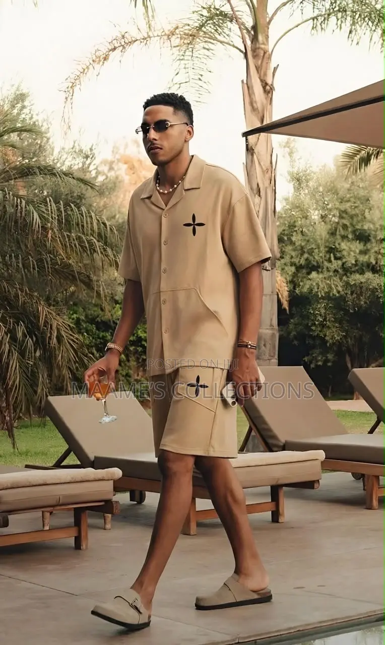 Classic Men’s Top Shorts Set – Stylish Trendy