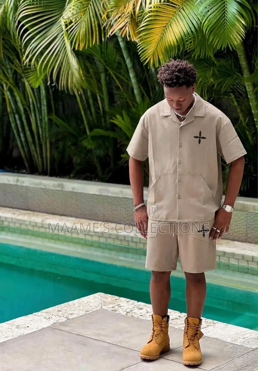 Classic Men’s Top Shorts Set – Stylish Trendy