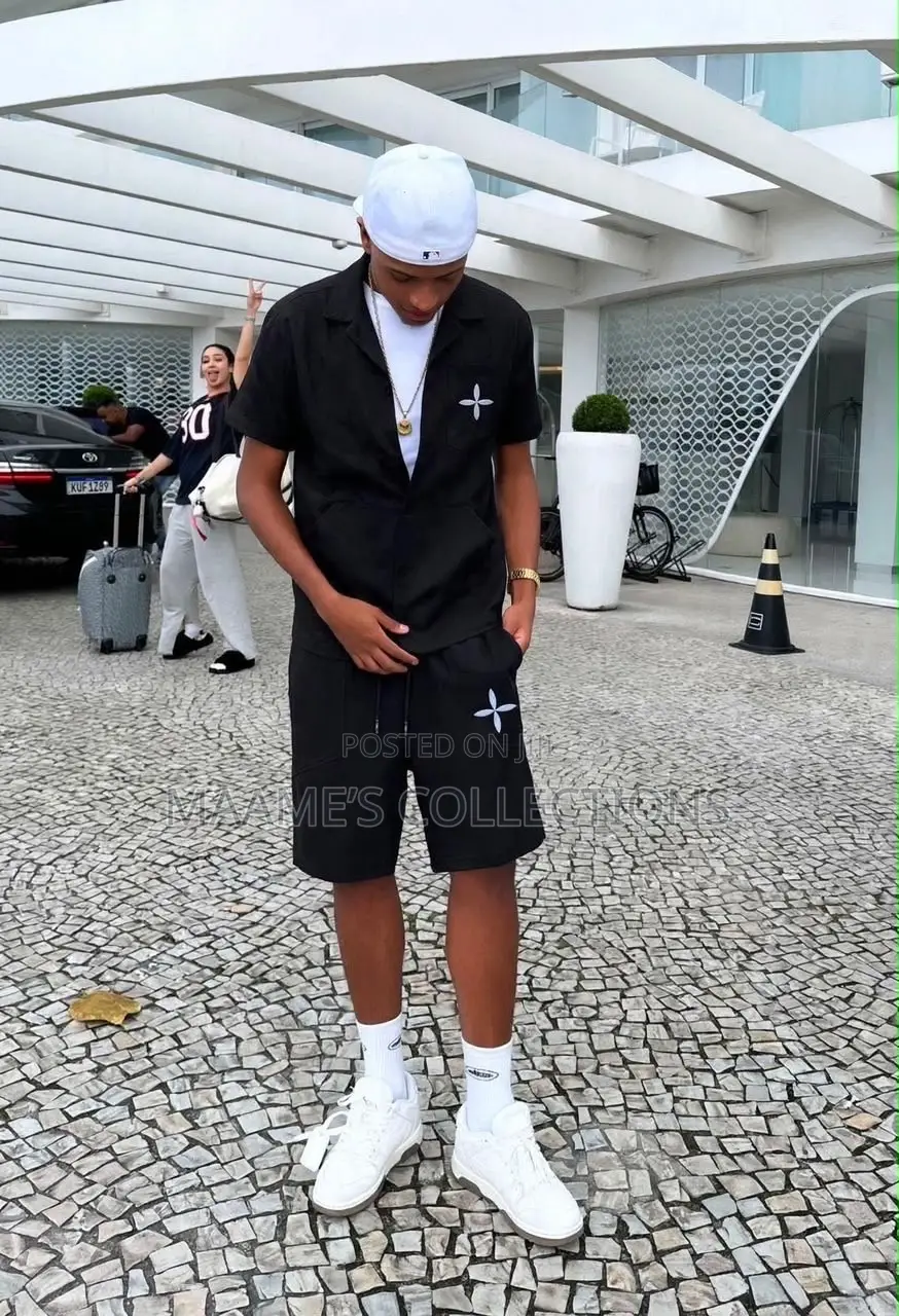 Classic Men’s Top Shorts Set – Stylish Trendy