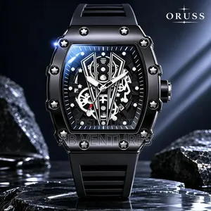 Bold Designer Men's Waterproof Business Quartz Watch
