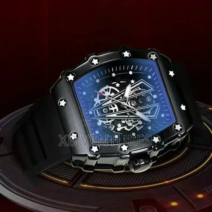 Bold Designer Men's Waterproof Business Quartz Watch