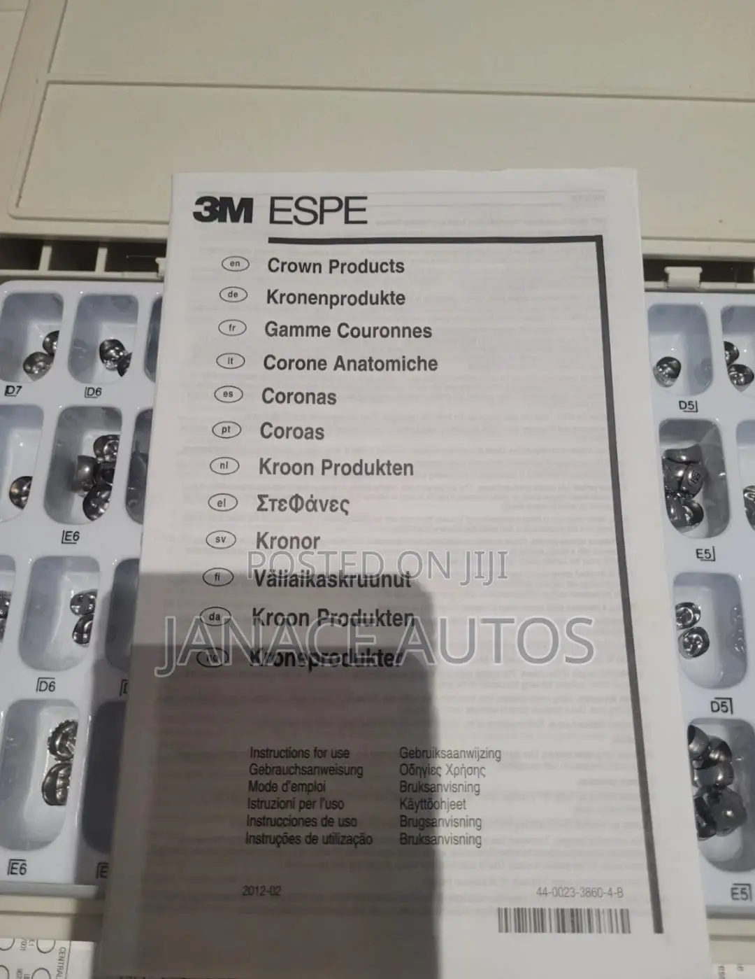 3M Stainless Steel Crowns: Primary Molars Kit - ND-96