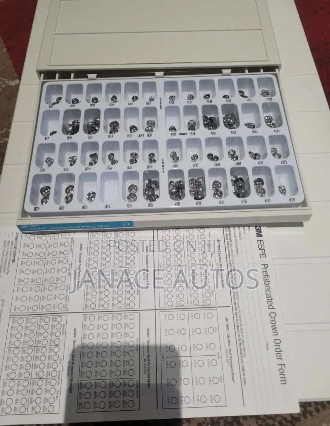 3M Stainless Steel Crowns: Primary Molars Kit - ND-96