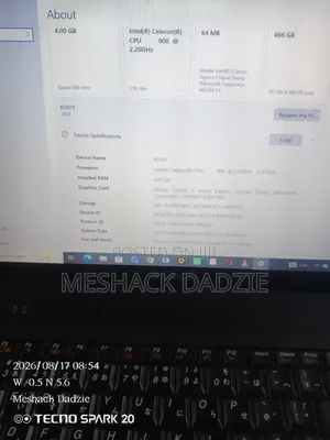 Laptop Lenovo G550 4GB Intel HDD 500GB