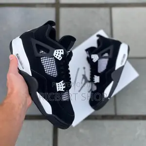 Jordan 4 Black and White 