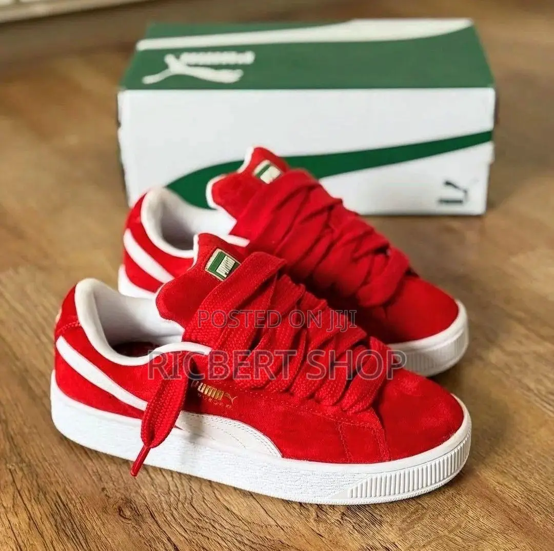 Puma Suede Xl Red/White