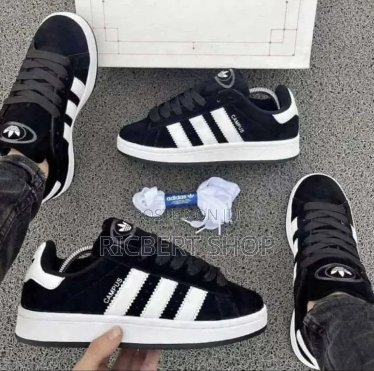 Adidas Campus 00s Black and White