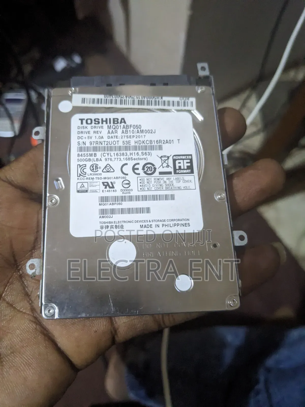 Laptop HDD 500gig