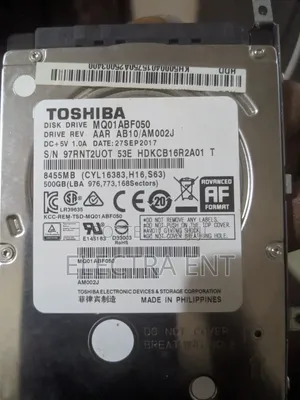 Laptop HDD 500gig