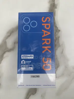 New Tecno Spark 50 128 GB Black