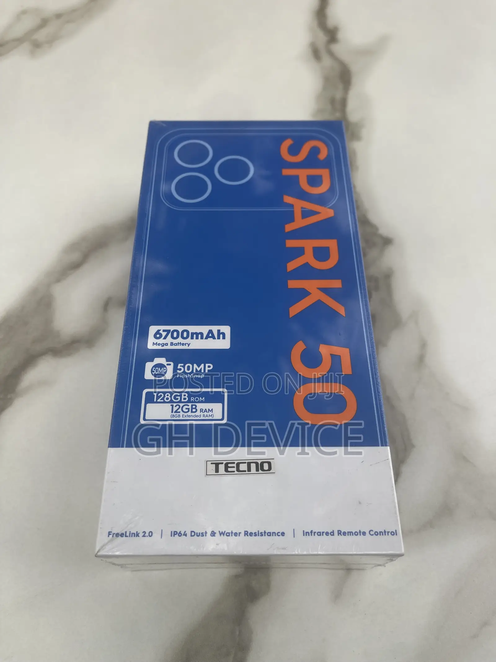 New Tecno Spark 50 128 GB Black