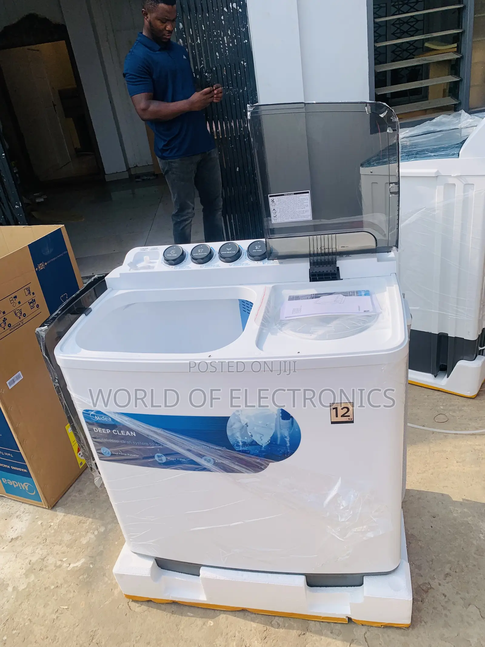 Limited Stock Midea 12kg Top Load Semi Automatic