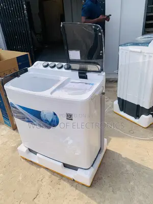 Ultra Modern Sleek Semi Auto Midea 12kg Top Load Twintub