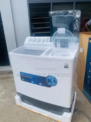 Zealous Sleek Semi Auto Midea 18kg Top Load Twintub