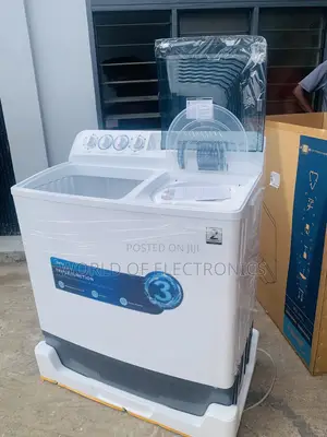 Zealous Sleek Semi Auto Midea 18kg Top Load Twintub