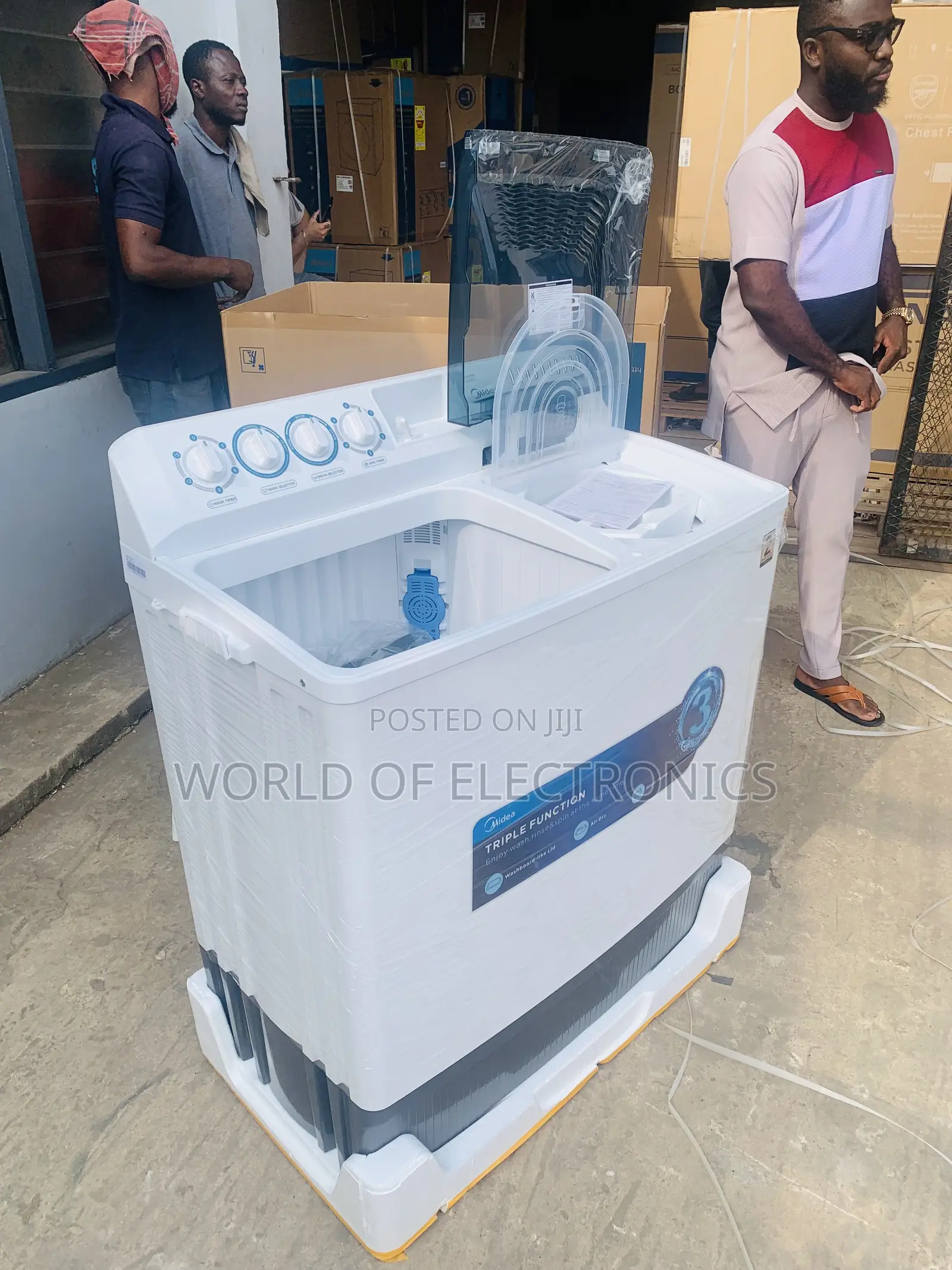 Call and Order Midea 18kg Top Load Twintub Semi Auto