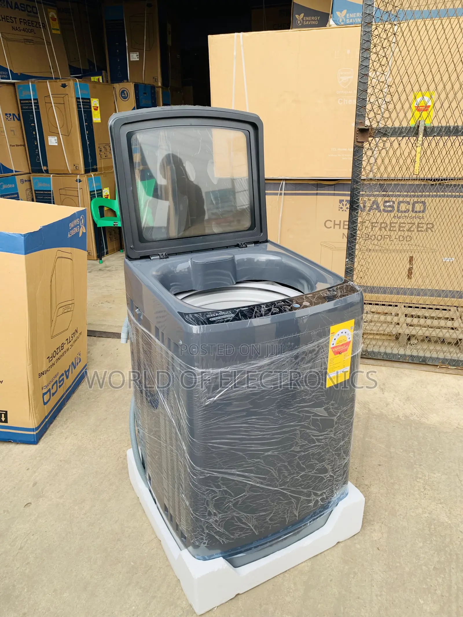 Brand New Nasco 12kg Top Load Full Auto Washing Machine [NASTL-B120FL]