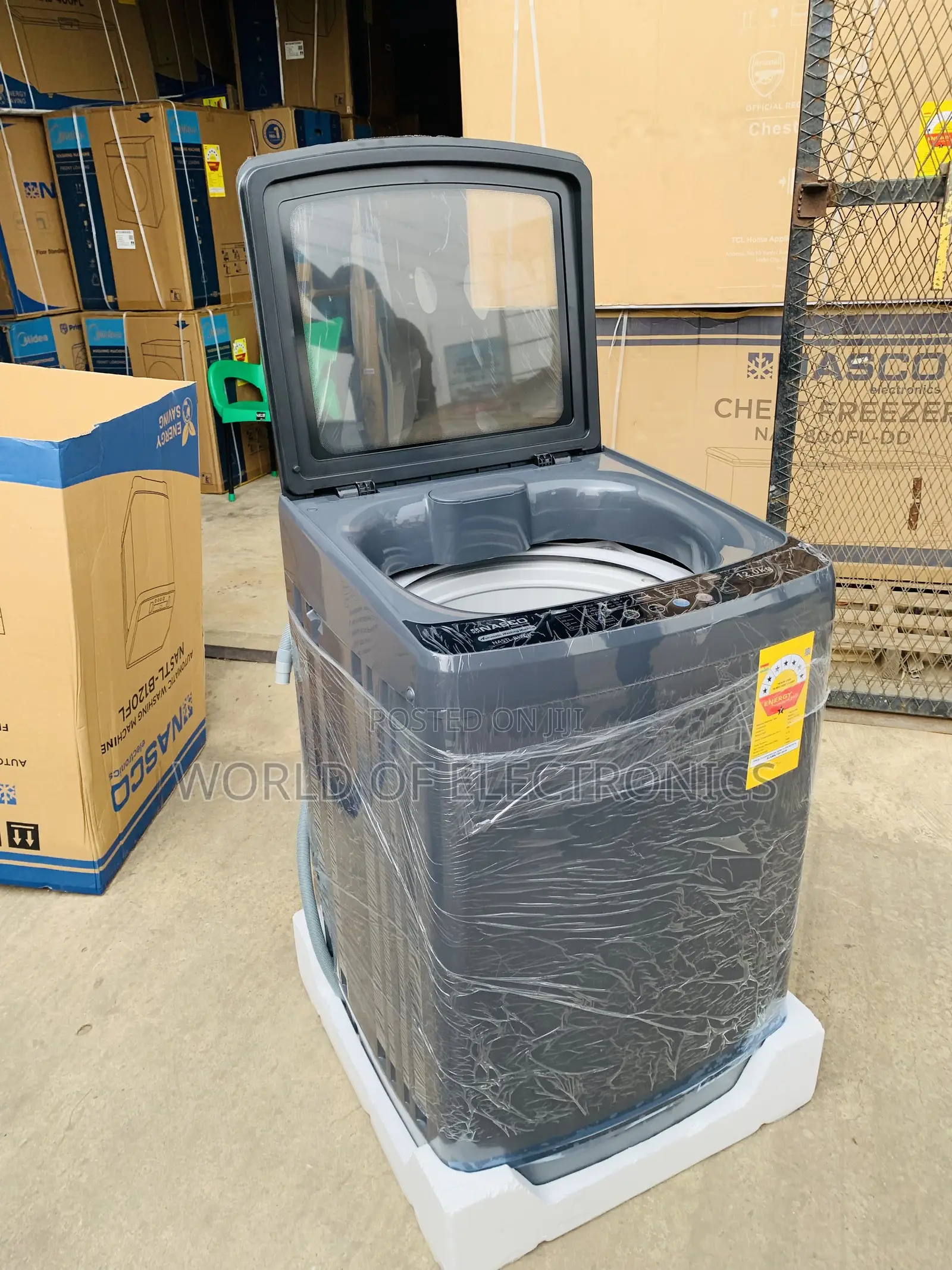 Shop the New Nasco 12kg Top Load Full Washing Machine [NASTL-B120FL]
