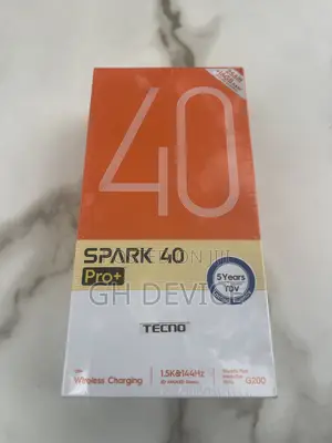 New Tecno Spark 40 Pro+ 256 GB Black