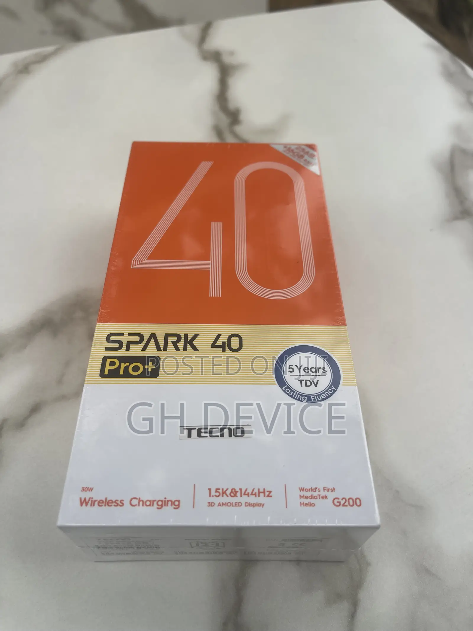 New Tecno Spark 40 Pro+ 256 GB Black