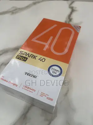 New Tecno Spark 40 Pro+ 256 GB Black