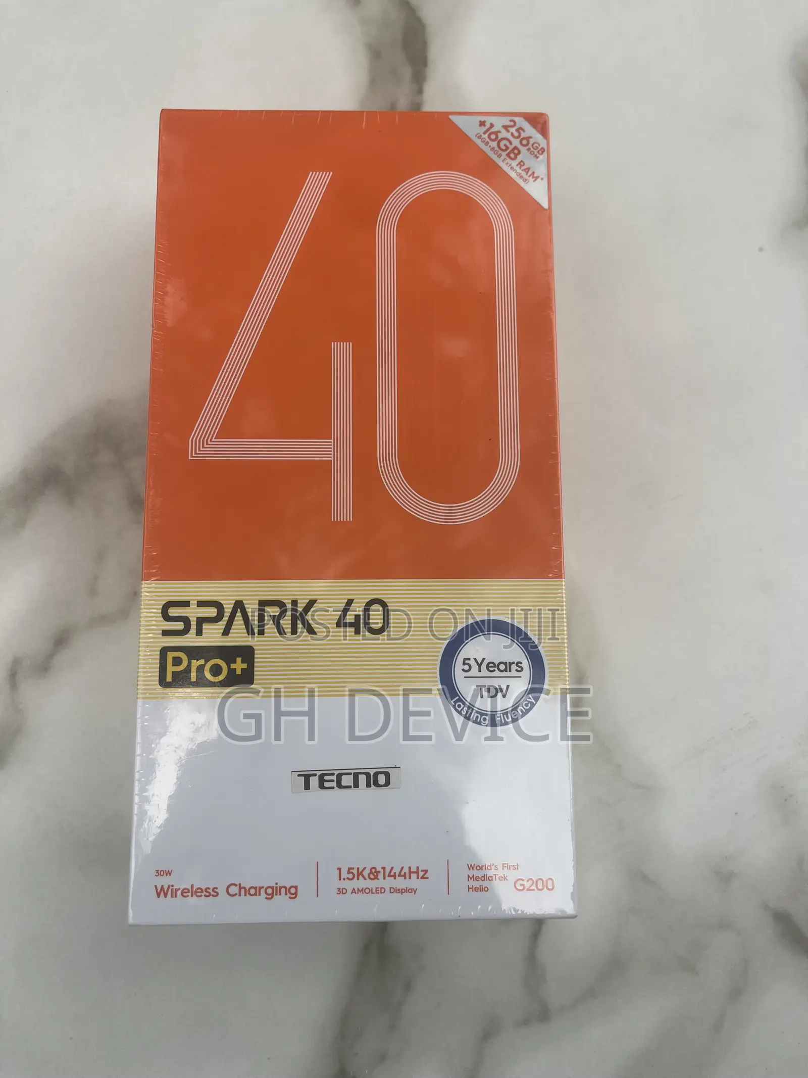 New Tecno Spark 40 Pro+ 256 GB Black