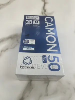 New Tecno Camon 50 Pro 256 GB Black