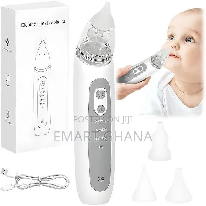 USB Electric Nasal Cleaner, 3 Adjustable Suction Levels, 4 Modes