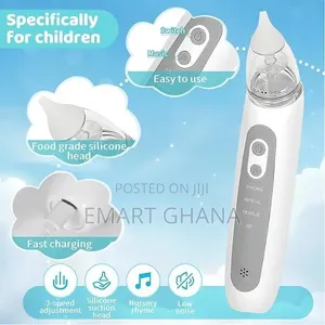 USB Electric Nasal Cleaner, 3 Adjustable Suction Levels, 4 Modes