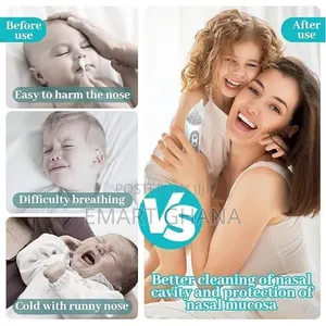 USB Electric Nasal Cleaner, 3 Adjustable Suction Levels, 4 Modes