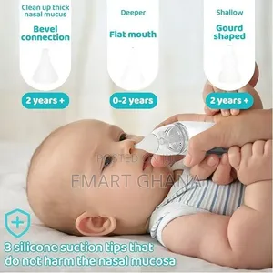 USB Electric Nasal Cleaner, 3 Adjustable Suction Levels, 4 Modes